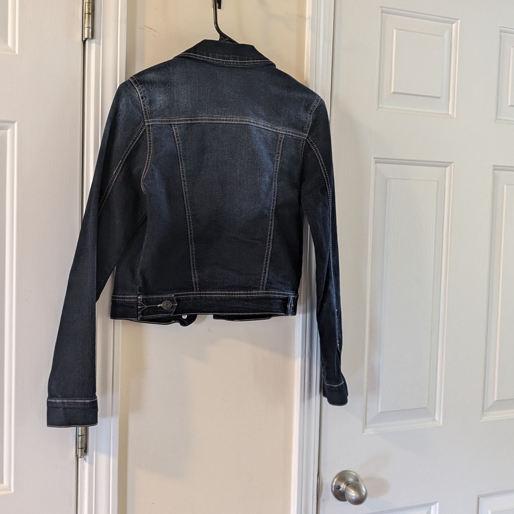 Max Jeans Blue Jean Jacket Classic Style - Picture 2 of 3